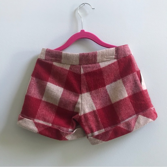 Mayoral Chic Girls Red Wool Blend Shorts, Size 5. - Picture 5 of 7